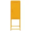  mustársárga acél magasszekrény 36 x 39 x 107 cm