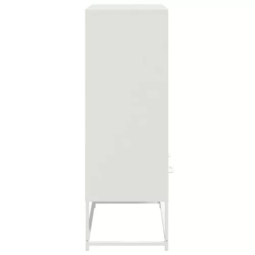  fehér acél magasszekrény 68x39x111,5 cm