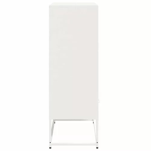  fehér acél magasszekrény 68x39x111,5 cm