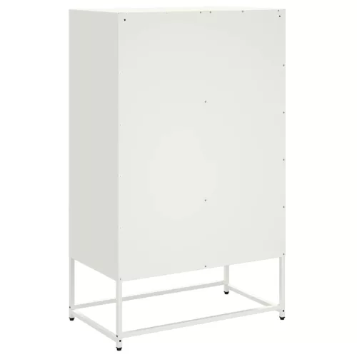  fehér acél magasszekrény 68x39x111,5 cm