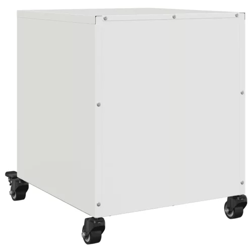  fehér acél éjjeliszekrény 36x39x43,5 cm