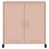  rózsaszín acél tálalószekrény 68x39x72 cm