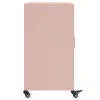  rózsaszín acél tálalószekrény 100,5 x 39 x 72 cm
