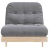  tömör fenyőfa futon kanapéágy matraccal 80 x 206 x 11 cm