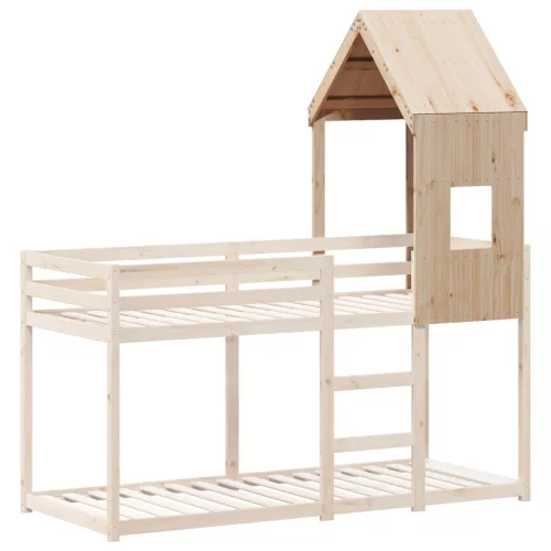  tömör fenyőfa gyerekágytető 60 x 99 x 139,5 cm