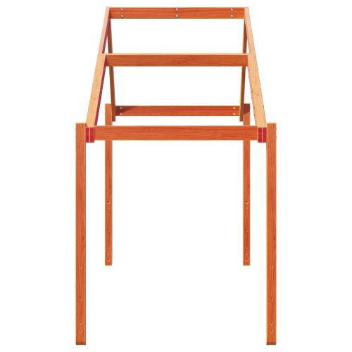  viaszbarna tömör fenyőfa gyerekágytető 213 x 85,5 x 144,5 cm