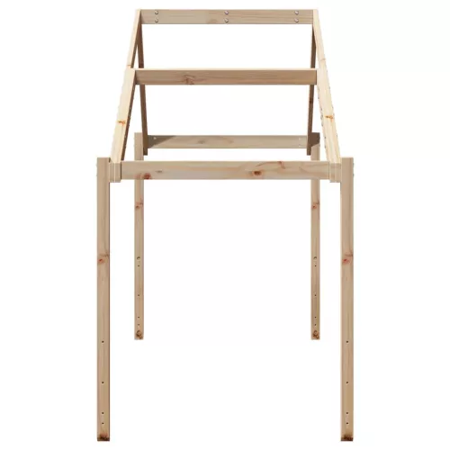  tömör fenyőfa gyerekágytető 203 x 80,5 x 142 cm