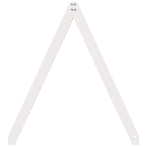  fehér tömör fenyőfa gyerekágytető 199 x 95,5 x 88 cm