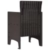  Kerti Szék párnával 2 pcs Barna 53 x 49 x 85 cm Polipropilén