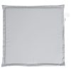  2 db világosszürke négyzet alakú kerti ülőpárna 45 x 45 x 2 cm
