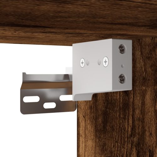  füstös tölgy színű szerelt fa fali íróasztal 105 x 48 x 75 cm