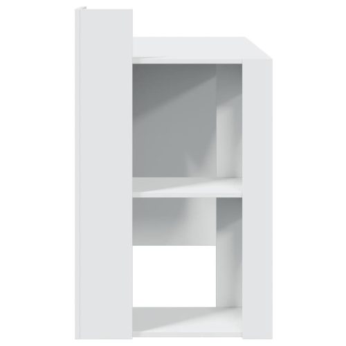  fehér szerelt fa irodai asztal 103,5 x 56,5 x 94 cm