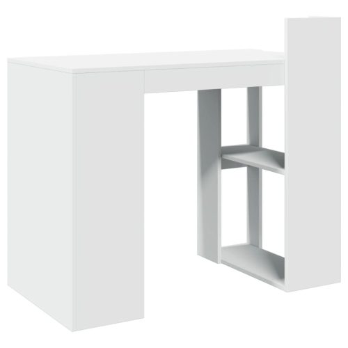  fehér szerelt fa irodai asztal 103,5 x 56,5 x 94 cm