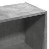  betonszürke szerelt fa könyvespolc 57 x 28,5 x 107,5 cm