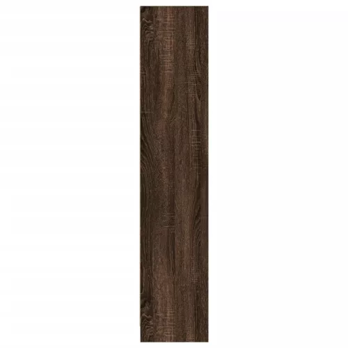  barna tölgy színű szerelt fa könyvszekrény 57x28,5x107,5 cm