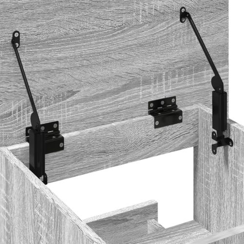  szerelt fa állópult kerékkel és fiókkal 55 x 55 x 107 cm