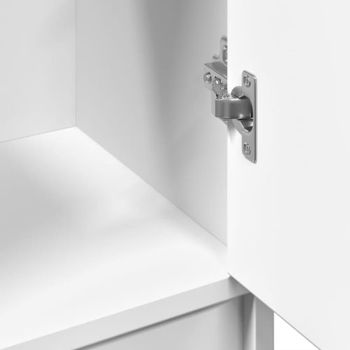  fehér szerelt fa mosdószekrény 63 x 29 x 55 cm