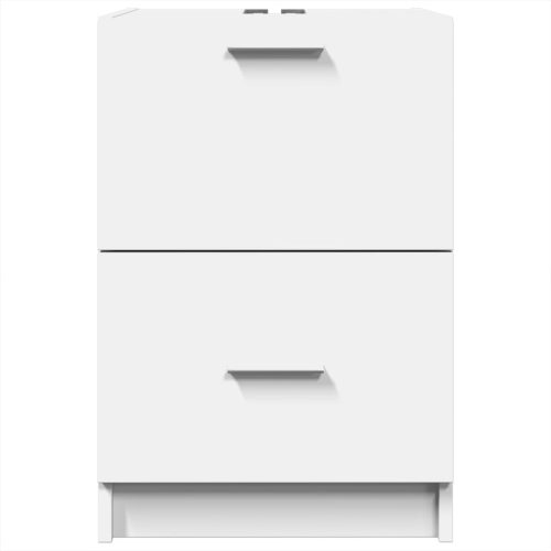  fehér szerelt fa mosdószekrény 40 x 37 x 59 cm