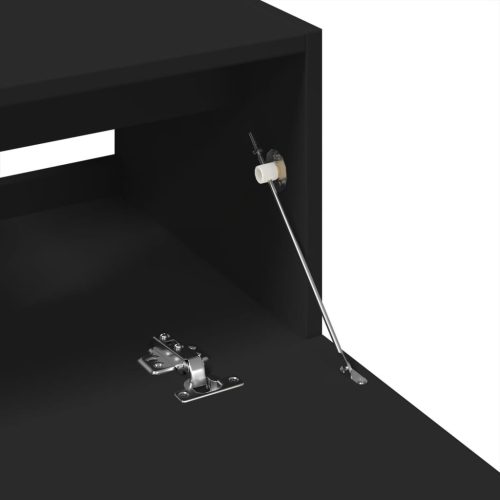  fekete szerelt fa mosdószekrény 59 x 37 x 59 cm