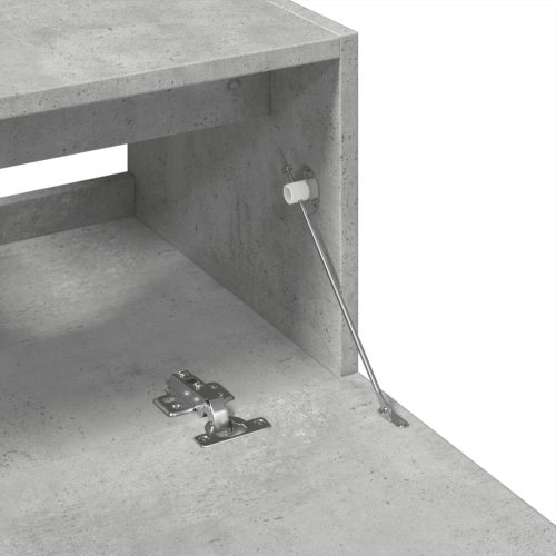  betonszürke szerelt fa mosdószekrény 59 x 37 x 59 cm