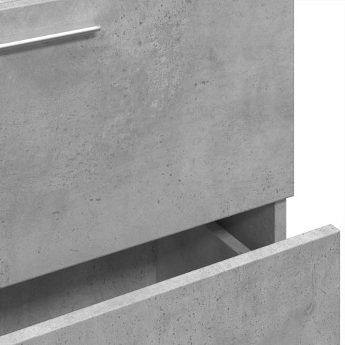  betonszürke szerelt fa mosdószekrény 59 x 37 x 59 cm