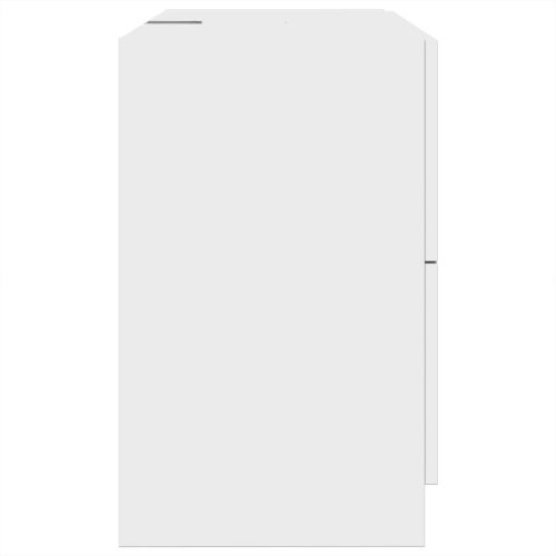  fehér szerelt fa mosdószekrény 78 x 37 x 59 cm