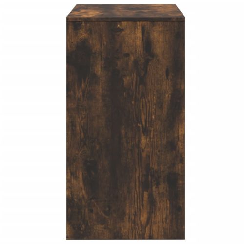  füstös tölgy színű fésülködőasztal és ülőke 60x40x113,5 cm