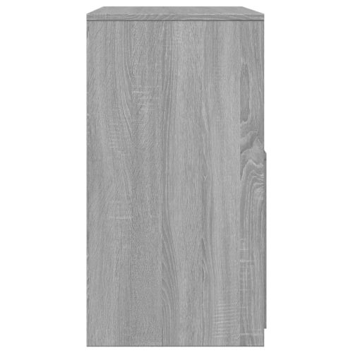  szürke sonoma színű fésülködőasztal és ülőke 60x40x113,5 cm