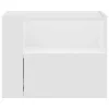  fehér falra szerelhető éjjeliszekrény 45 x 30 x 35 cm