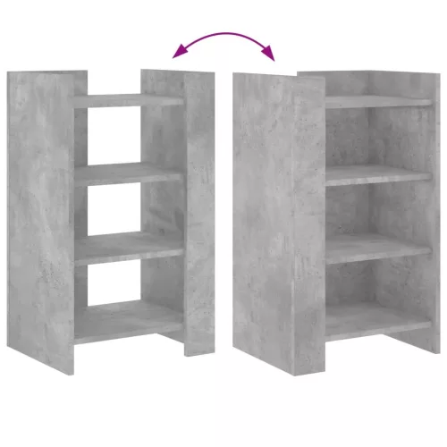  betonszürke szerelt fa tálalószekrény 45 x 35 x 75 cm