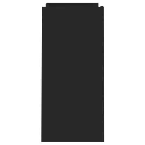  fekete szerelt fa tálalóasztal 73,5 x 35 x 75 cm