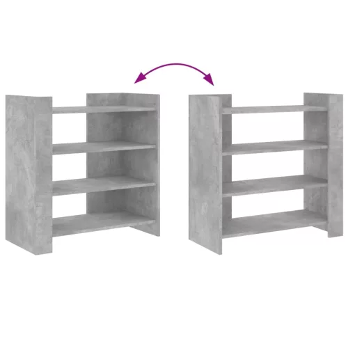  betonszürke szerelt fa tálalószekrény 73,5 x 35 x 75 cm