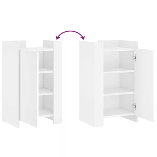  fehér szerelt fa tálalószekrény 45 x 35 x 75 cm