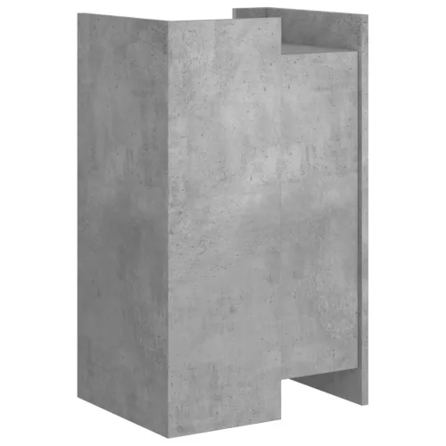  betonszürke szerelt fa tálalószekrény 45 x 35 x 75 cm