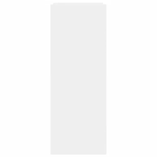  fehér szerelt fa cipőszekrény 74,5 x 37,5 x 100 cm