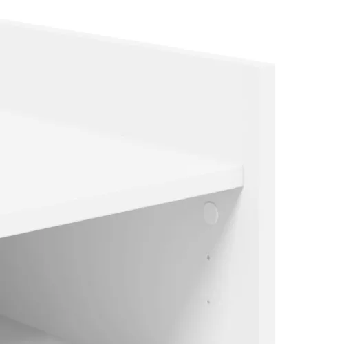  fehér szerelt fa cipőszekrény 74,5 x 37,5 x 100 cm