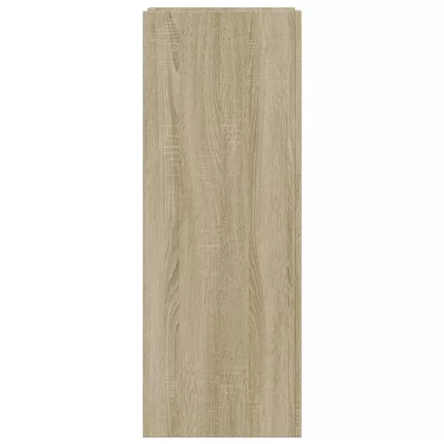  sonoma tölgy színű szerelt fa cipőszekrény 52 x 37,5 x 100 cm