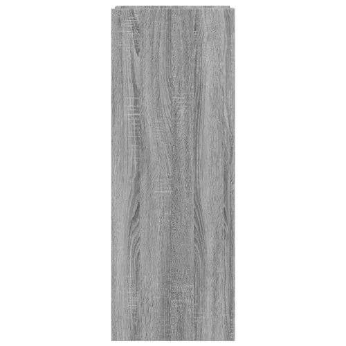  szürke sonoma színű szerelt fa cipőszekrény 52 x 37,5 x 100 cm