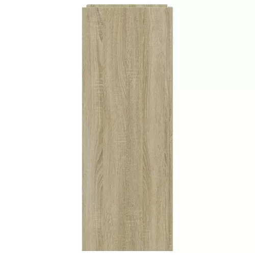  sonoma tölgy színű szerelt fa cipőszekrény 52 x 37,5 x 100 cm