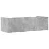  betonszürke szerelt fa fali polc 100 x 35 x 30,5 cm