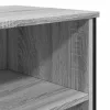 szürke sonoma színű szerelt fa tálalószekrény 91x35,5x74,5 cm