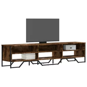    füstös tölgy színű szerelt fa TV-szekrény 180 x 34 x 41 cm