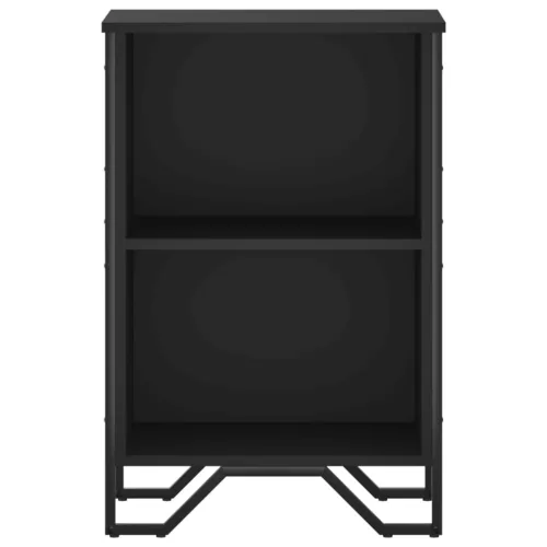  fekete szerelt fa könyvszekrény 50 x 31 x 74,5 cm