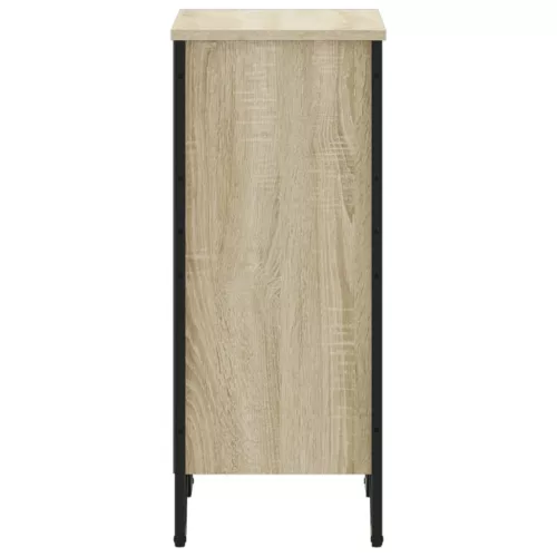  sonoma tölgy színű szerelt fa könyvszekrény 50 x 31 x 74,5 cm