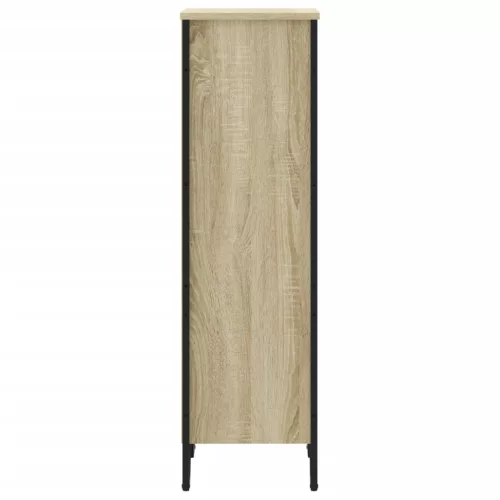  sonoma tölgy színű szerelt fa könyvszekrény 50 x 31 x 106 cm