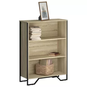  sonoma tölgy szerelt fa könyvespolc 80 x 31 x 106 cm