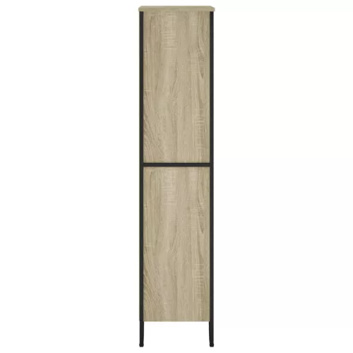  sonoma tölgy szerelt fa könyvespolc 80 x 31 x 137,5 cm