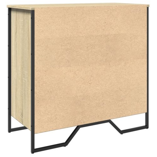  sonoma tölgy színű szerelt fa cipőszekrény 80 x 38 x 78 cm