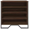  barna tölgy színű szerelt fa cipősszekrény 80 x 38 x 78 cm
