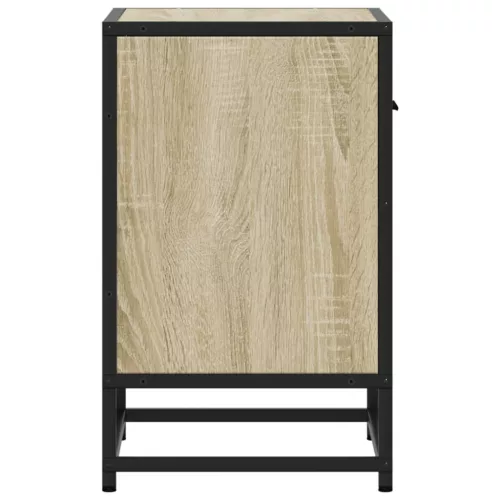  sonoma tölgy színű szerelt fa éjjeliszekrény 40 x 31 x 50 cm